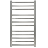JTP Inox Steel Polished Chrome 800mm x 500mm Towel Radiator Cut Out